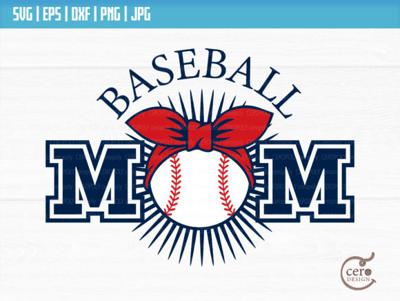 Baseball Mom Life SVG for Crafts and Graphics