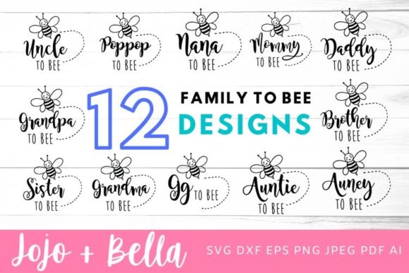 Mommy to Bee SVG Bundle for Crafts and Graphics